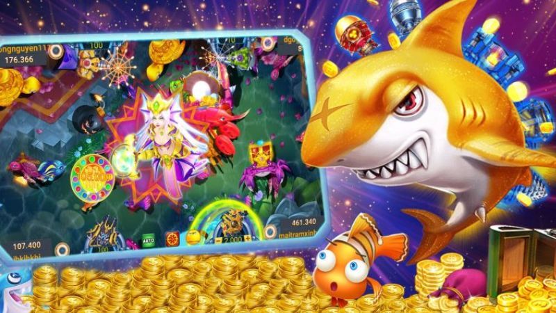 Săn boss khủng Bắn Cá Đại Dương tại H3Bet – Nhận ngay voucher trị giá 500K 2 Cá lớn có kích thước to, di chuyển nhanh Bắn Cá Đại Dương