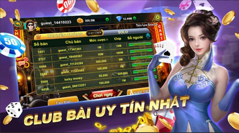 Chinese Poker còn gọi là Mậu Binh, là biến thể Xì Tố 